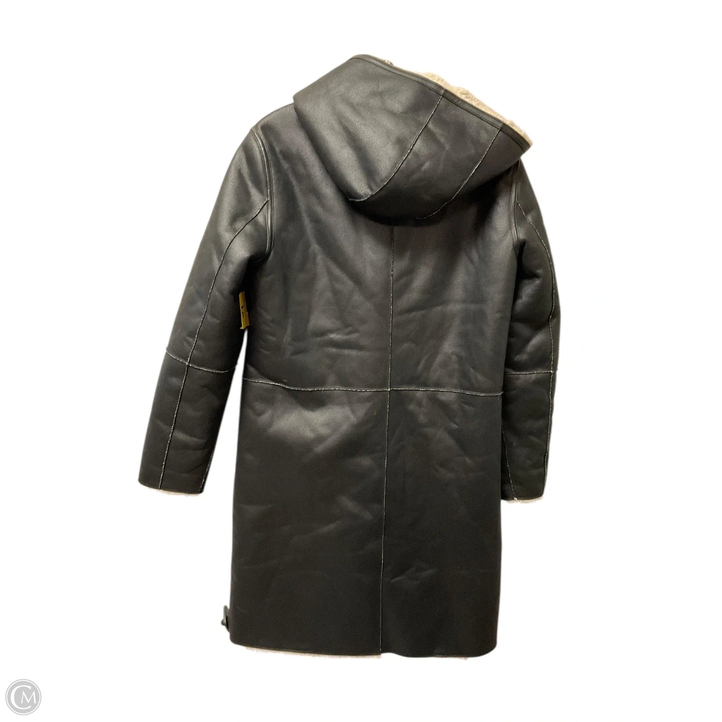Coat Trench Coat By Dkny In Black, Size: M