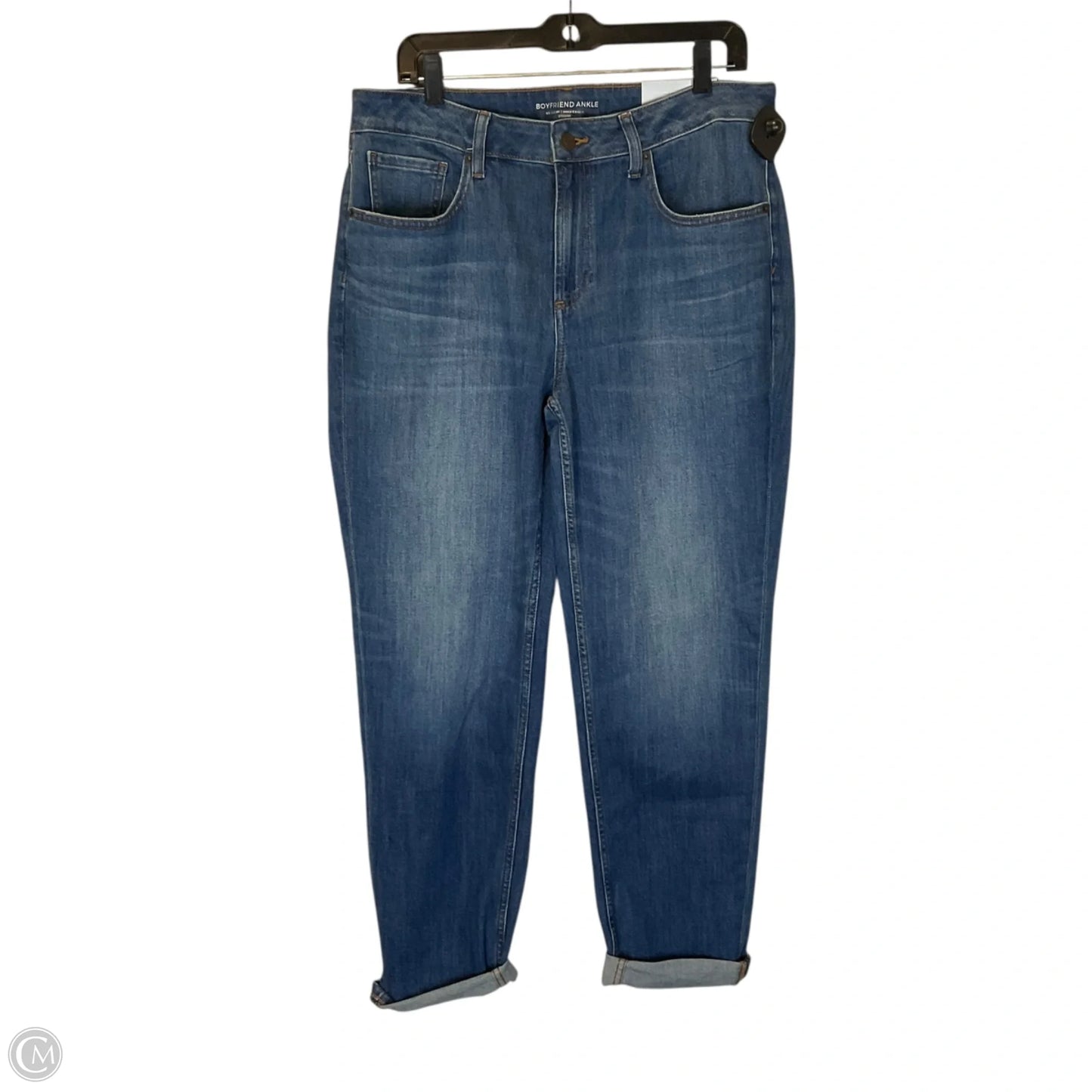 Jeans Boyfriend By Chicos In Blue Denim, Size: 8 TALL