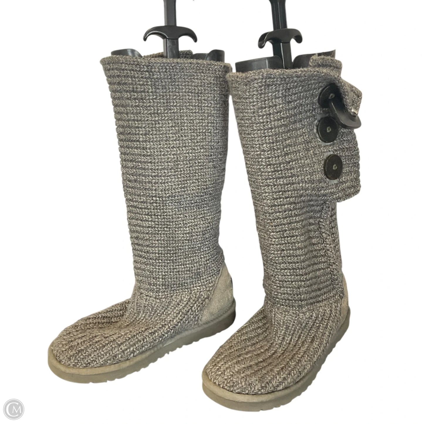 Boots Designer By Ugg In Grey, Size: 7