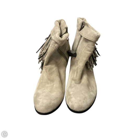 Boots Ankle Heels By Sam Edelman In Grey, Size: 11