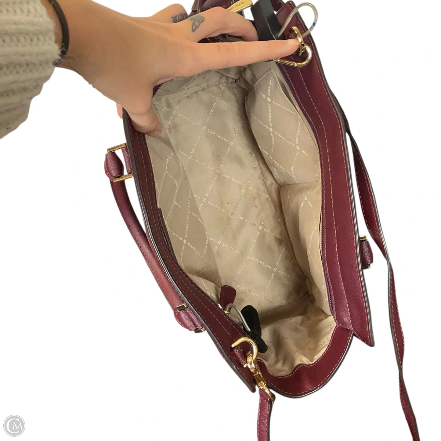 Crossbody Designer By Michael Kors, Size: Medium