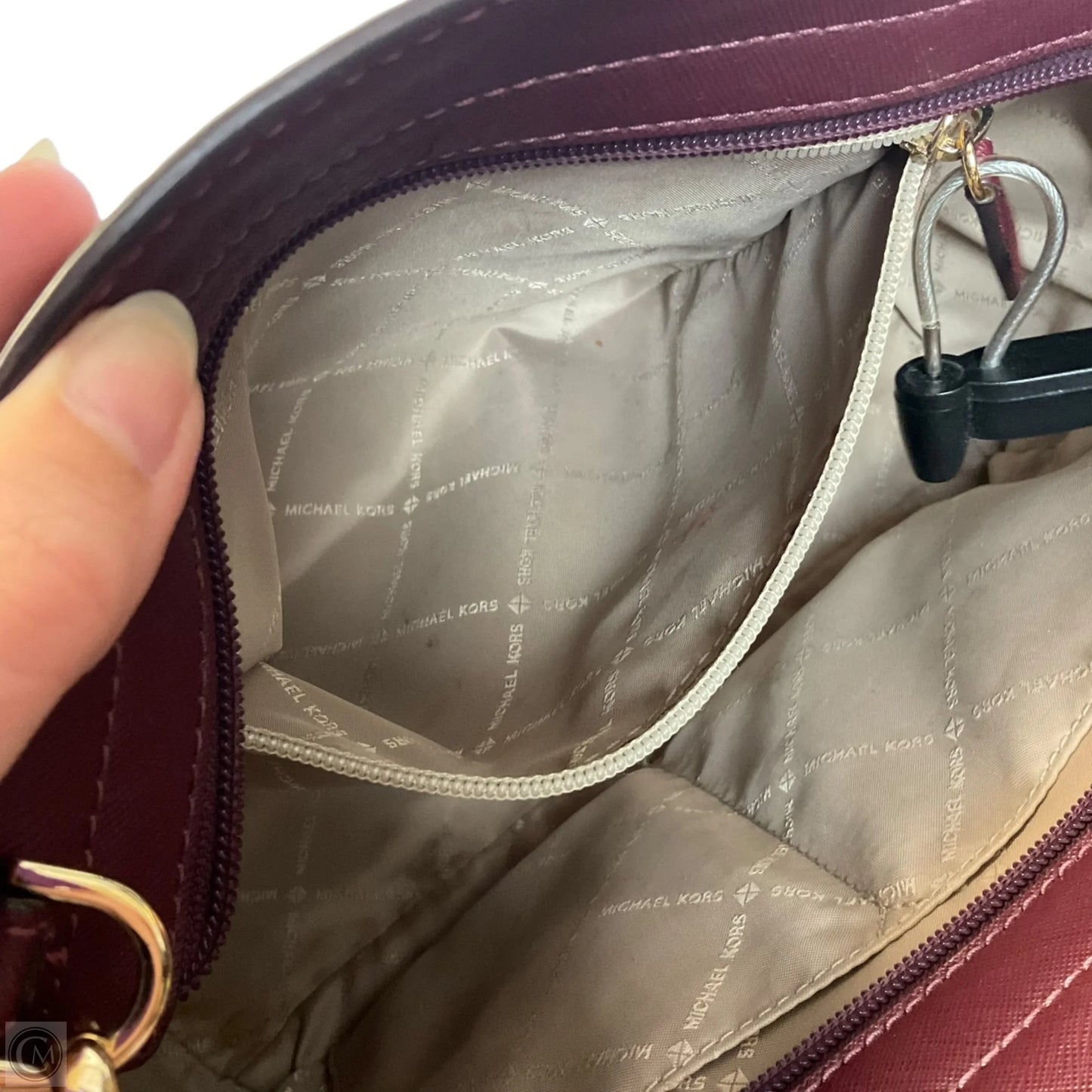 Crossbody Designer By Michael Kors, Size: Medium