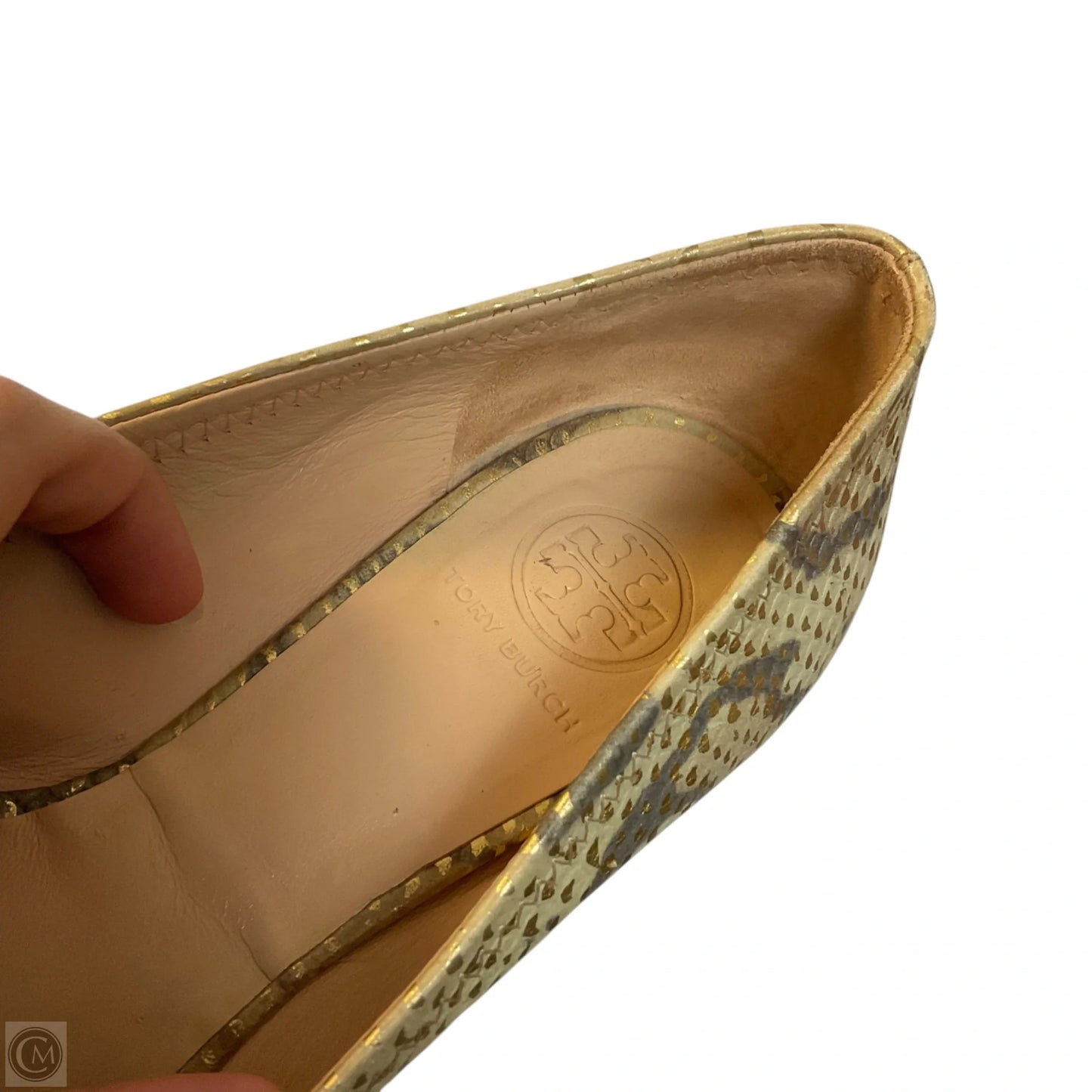 Shoes Designer By Tory Burch In Snakeskin Print, Size: 8.5