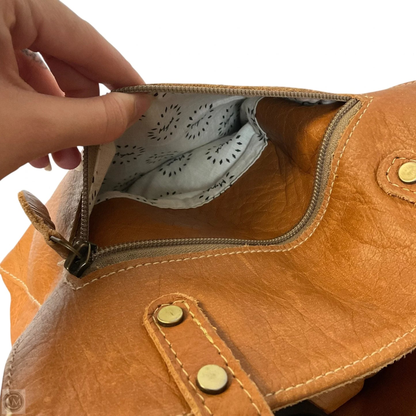 Crossbody Leather By Myra, Size: Small