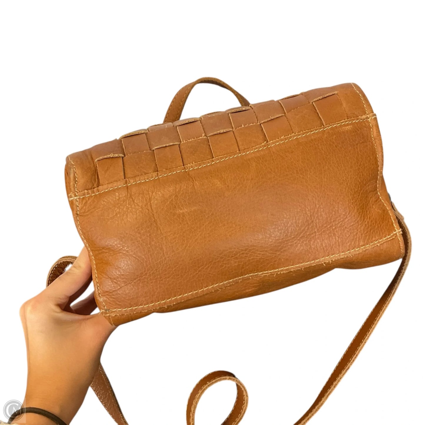 Crossbody Leather By Myra, Size: Small