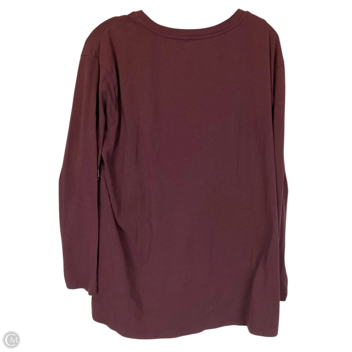Top Long Sleeve Basic By Athleta In Purple, Size: Xlp