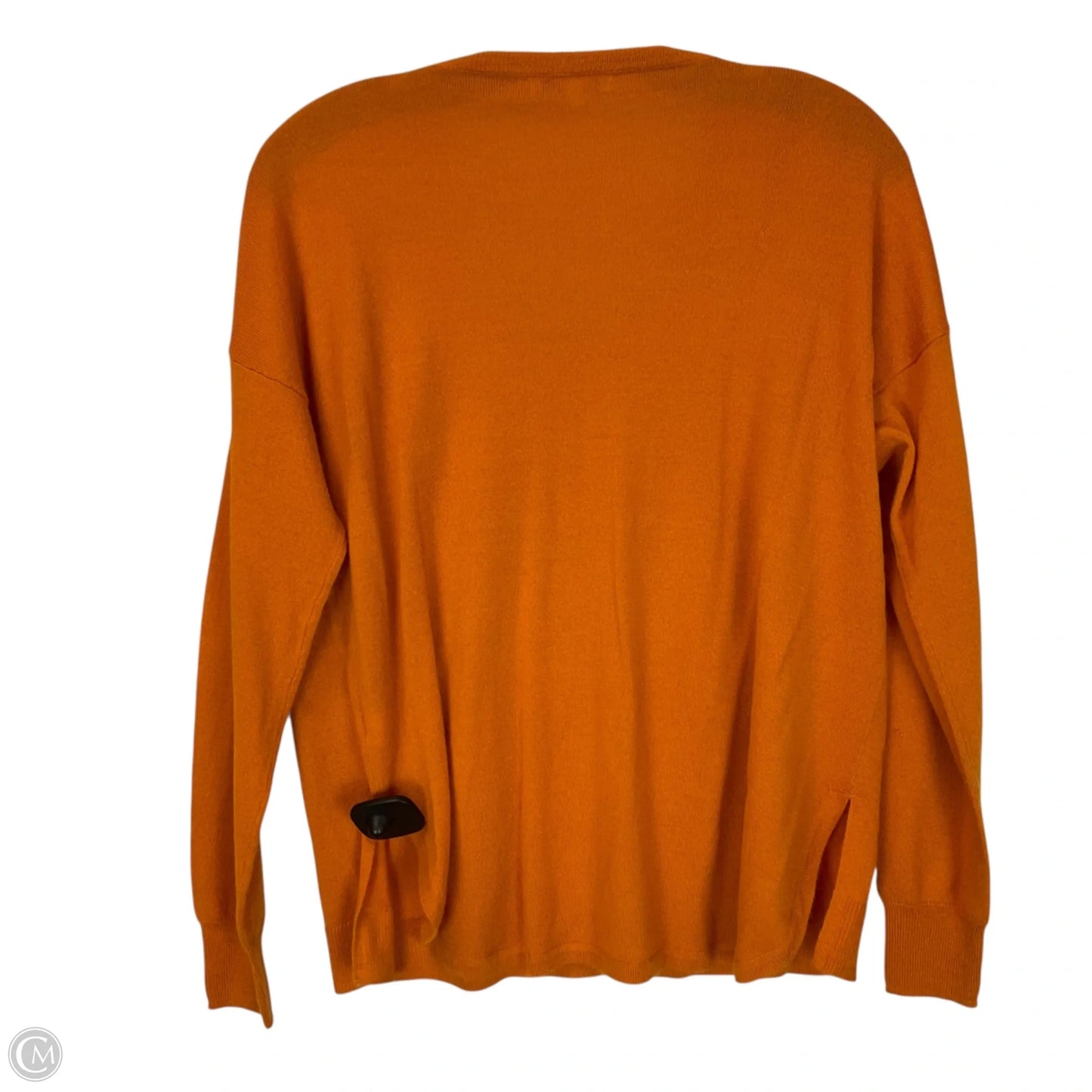 Top Long Sleeve By Madewell In Orange, Size: M
