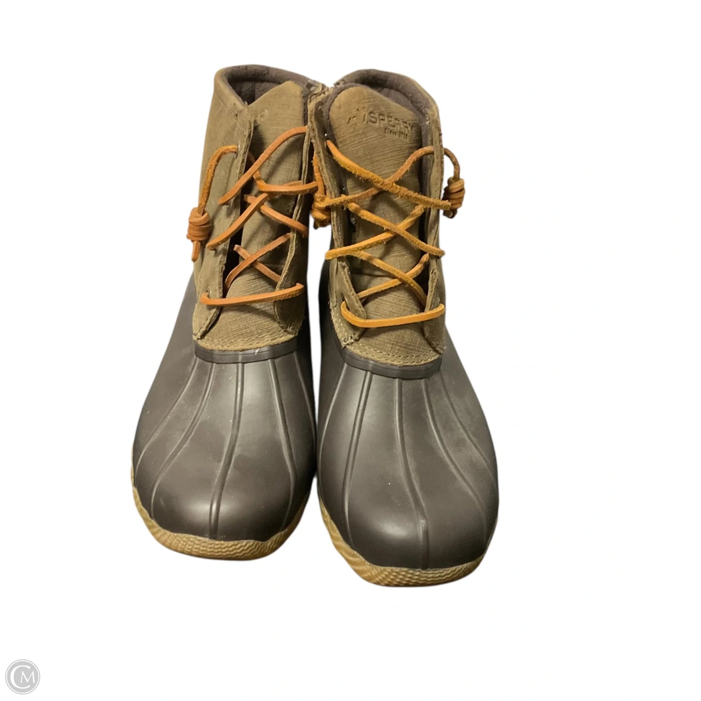 Boots Rain By Sperry In Brown & Green, Size: 9