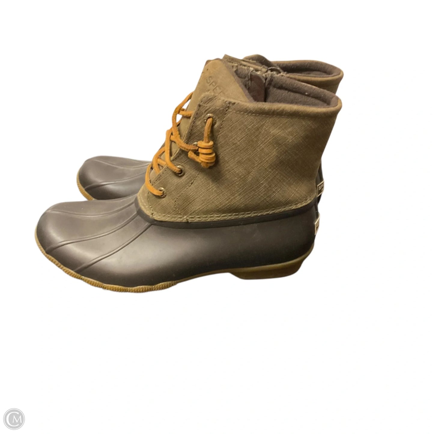 Boots Rain By Sperry In Brown & Green, Size: 9