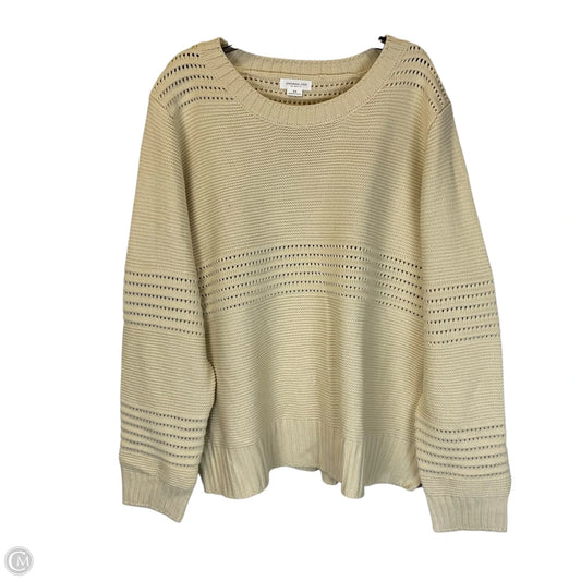 Sweater By Chicsoul In Tan, Size: 3x