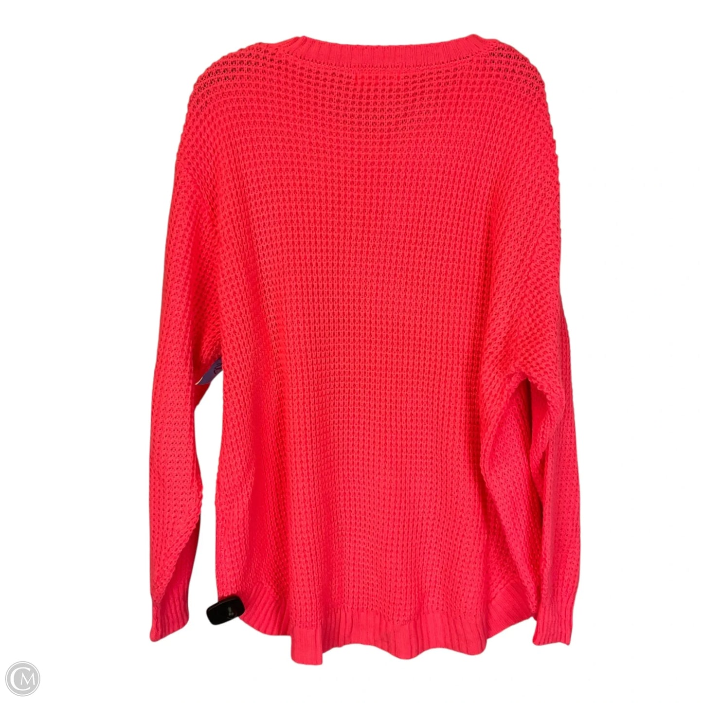 Sweater By Zenana In Pink, Size: 2x