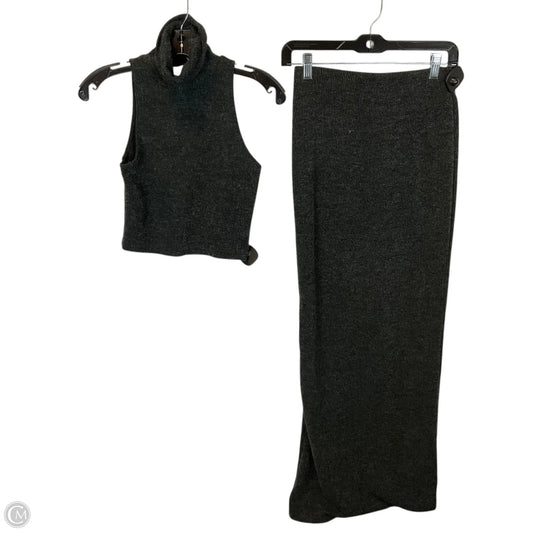 Skirt Set 2pc By Missguided In Grey, Size: Xs