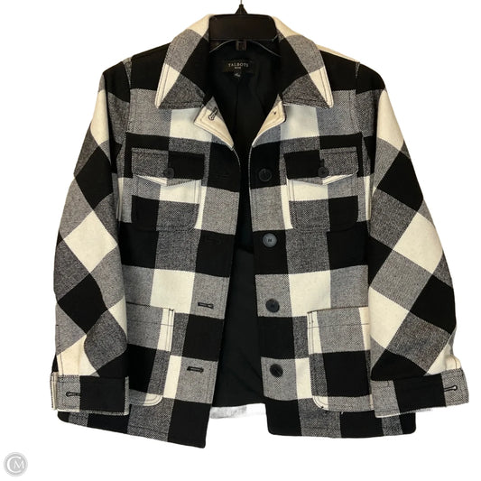 Jacket Other By Talbots In Black & White, Size: S PETITE