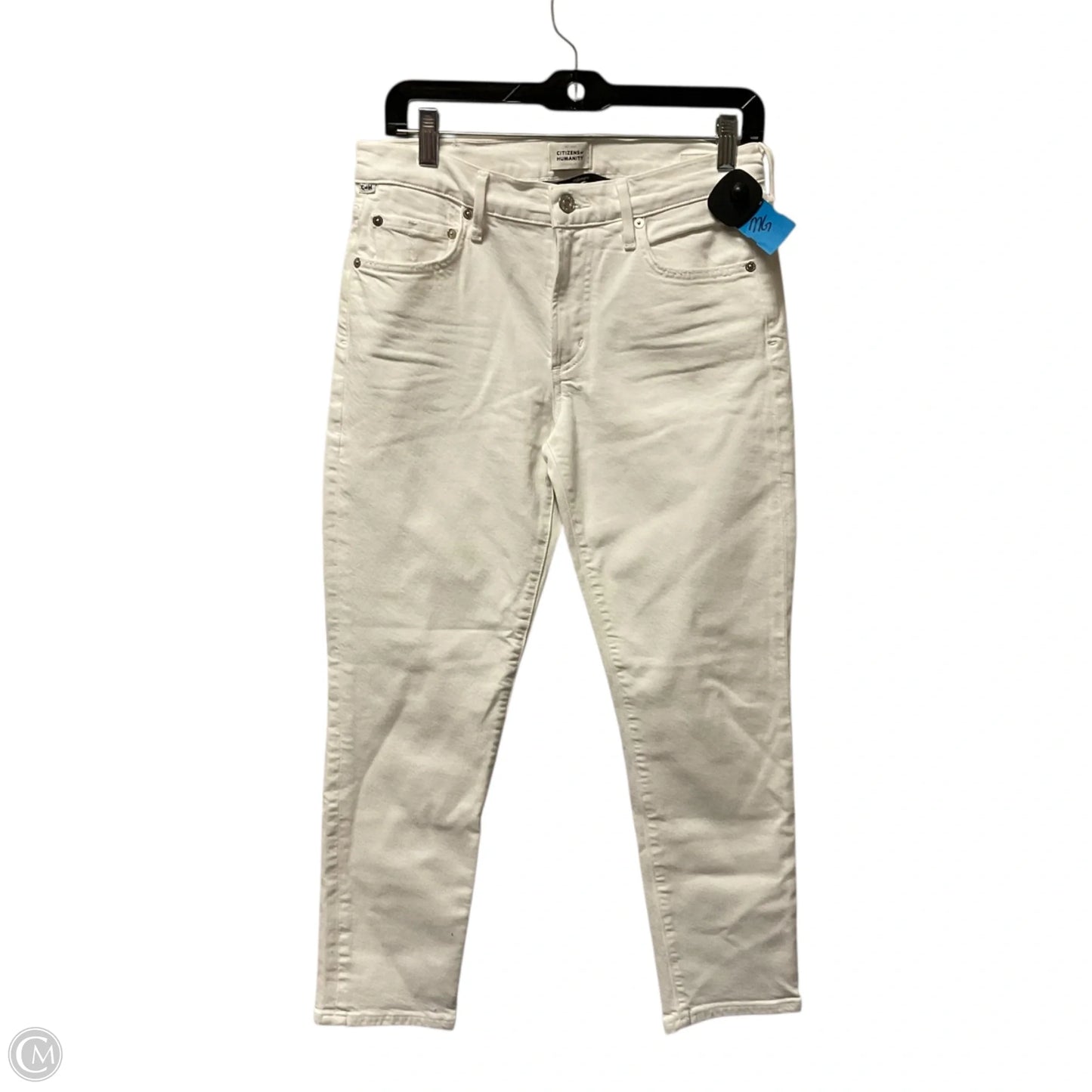 Jeans Skinny By Citizens Of Humanity In White Denim, Size: 4