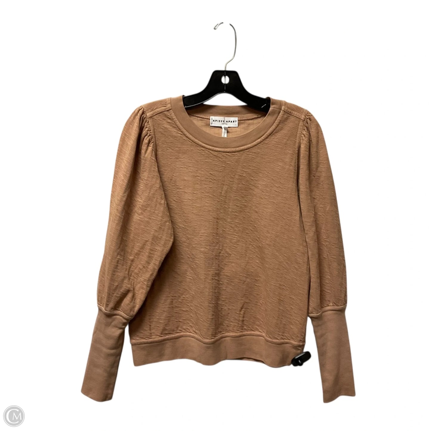 Sweatshirt Crewneck By Cmc In Tan, Size: S