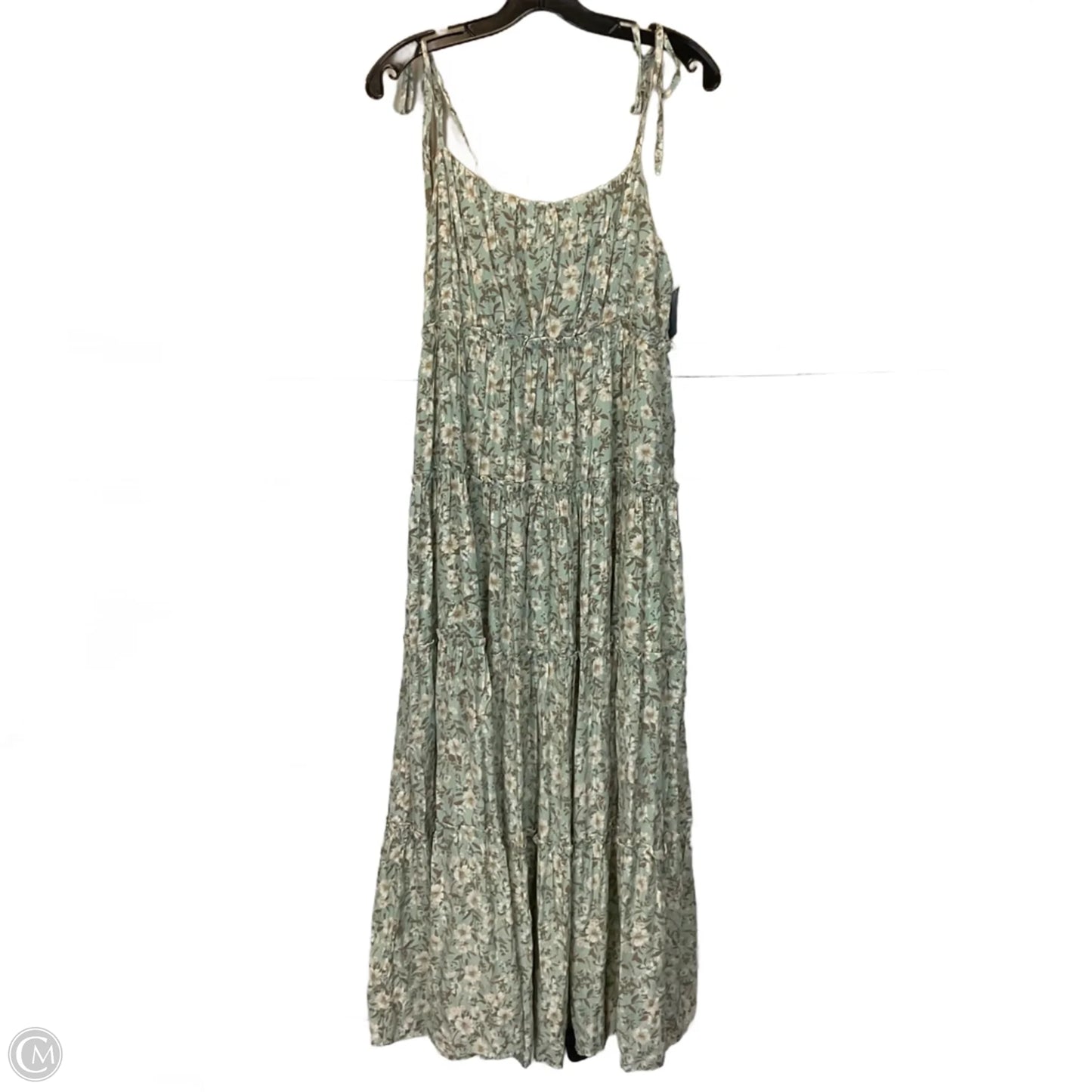 Dress Casual Maxi By By The River In Green, Size: L