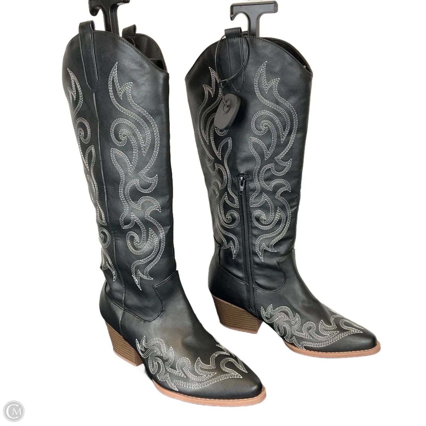 Boots Western By Cme In Black, Size: 9