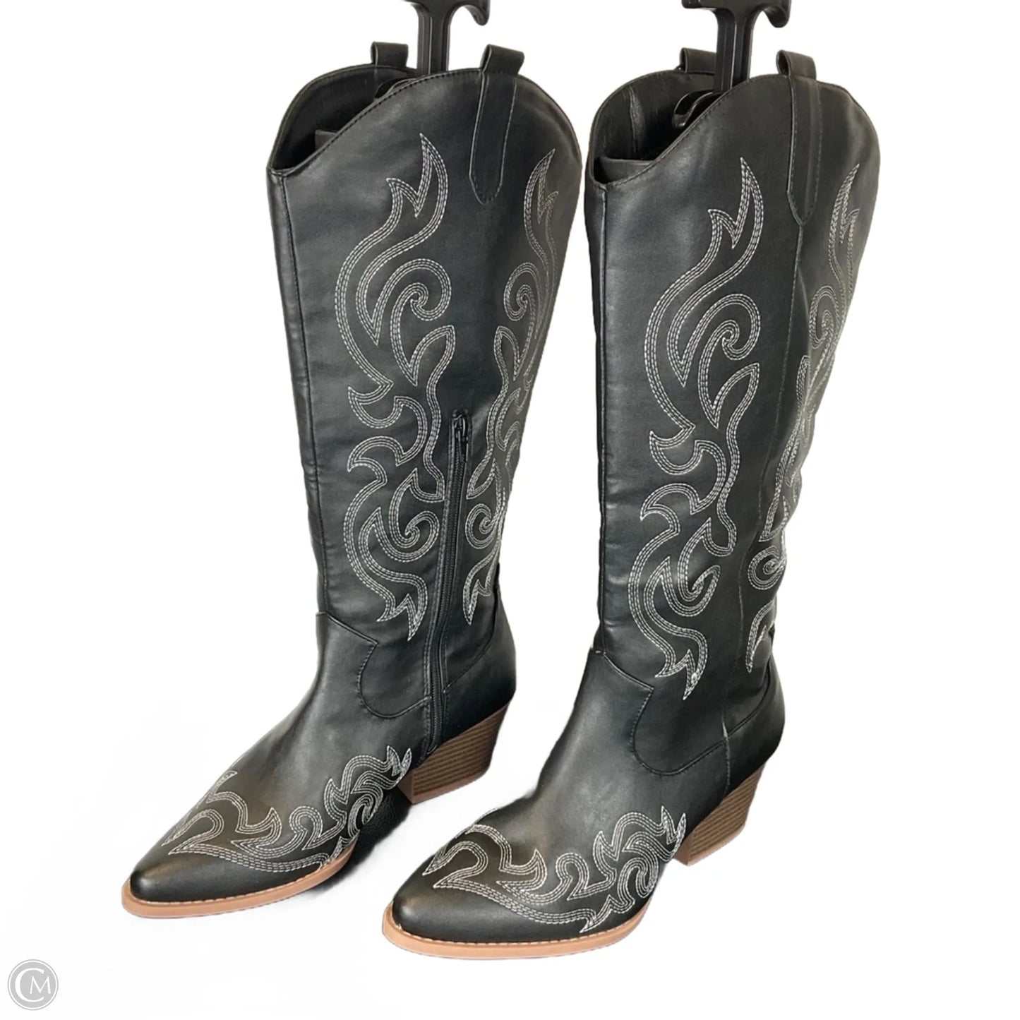 Boots Western By Cme In Black, Size: 9