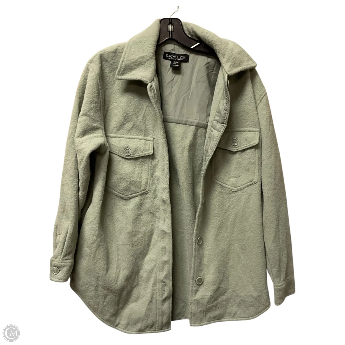 Jacket Shirt By Rachel Zoe In Green, Size: M
