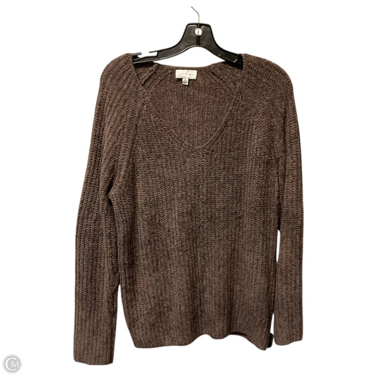 Sweater By Lucky Brand In Brown, Size: M