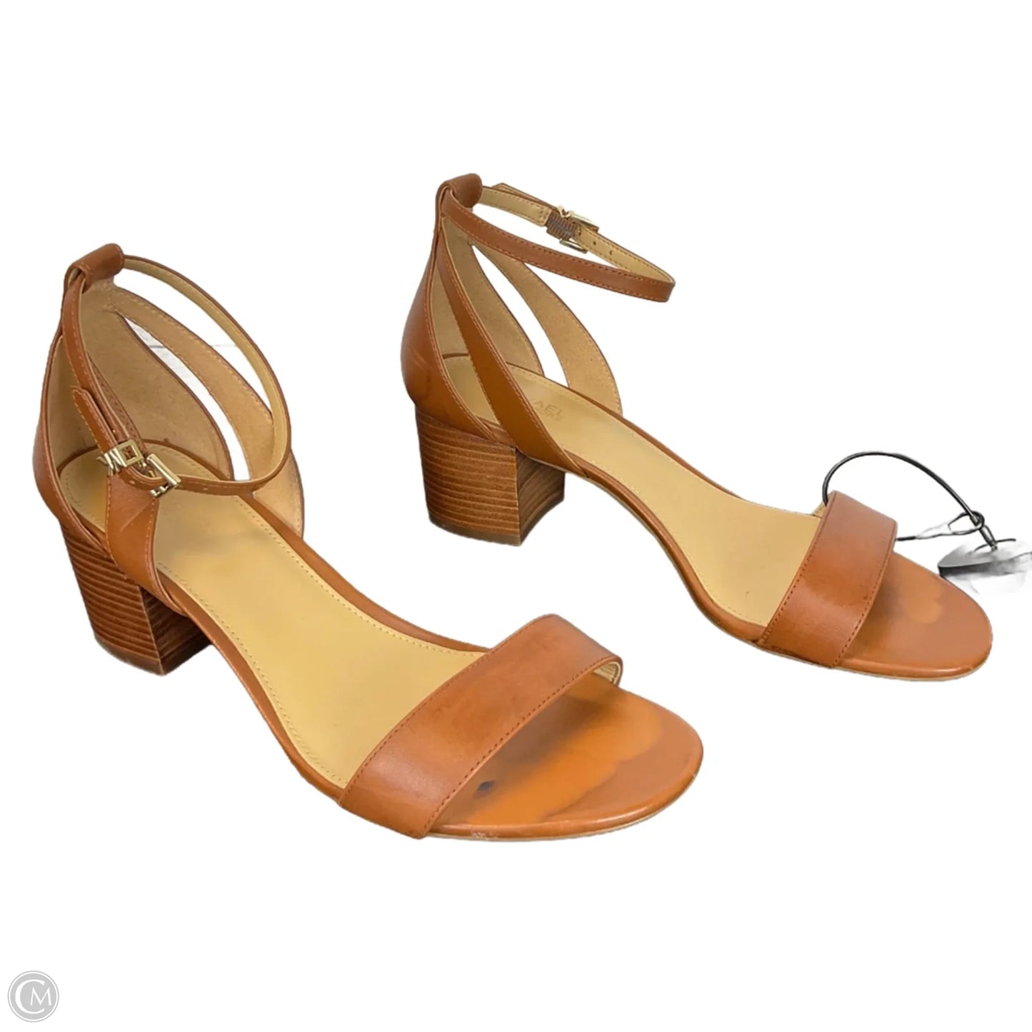 Sandals Designer By Michael Kors In Brown, Size: 7