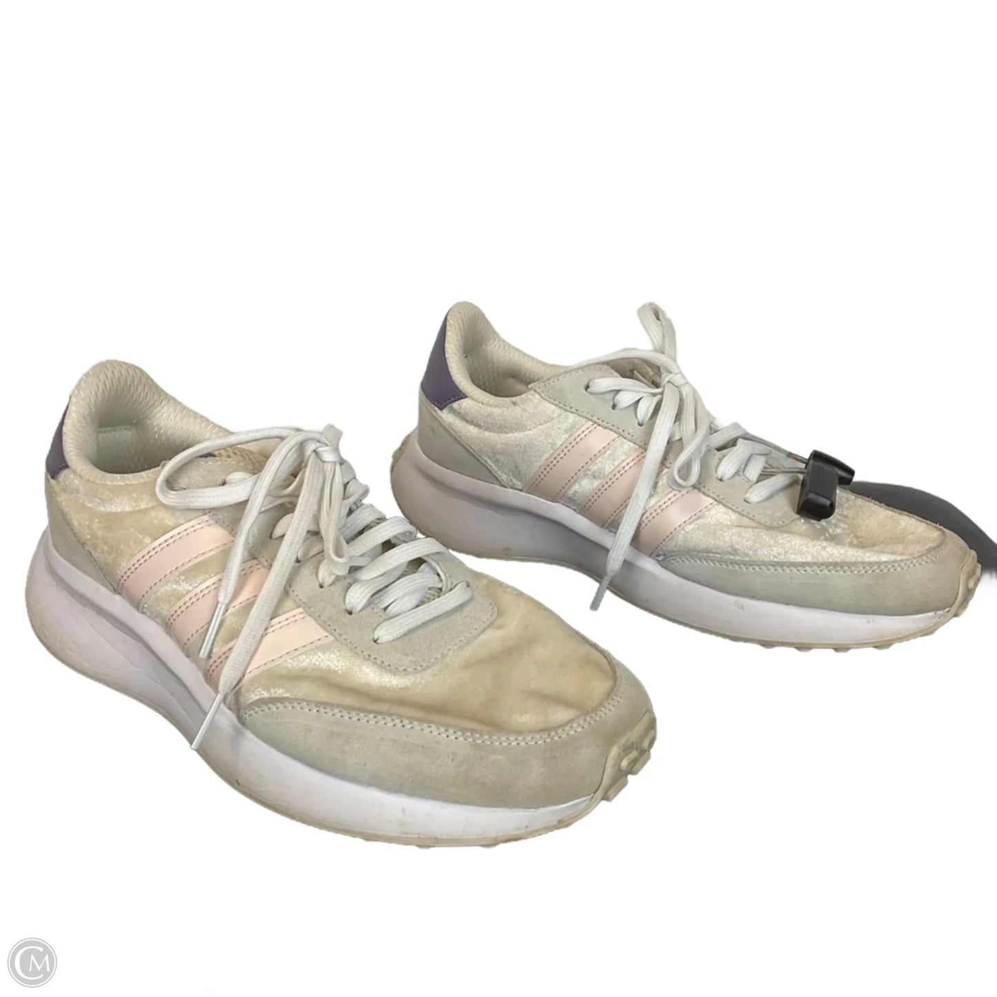 Shoes Athletic By Adidas In Cream VELVET, Size: 9.5