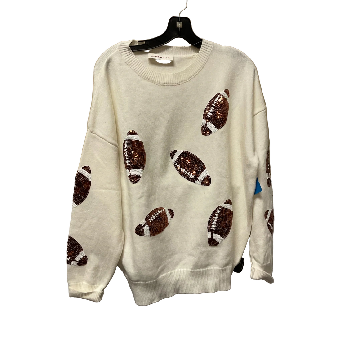 Sweater By Wanna B In Cream, Size: M