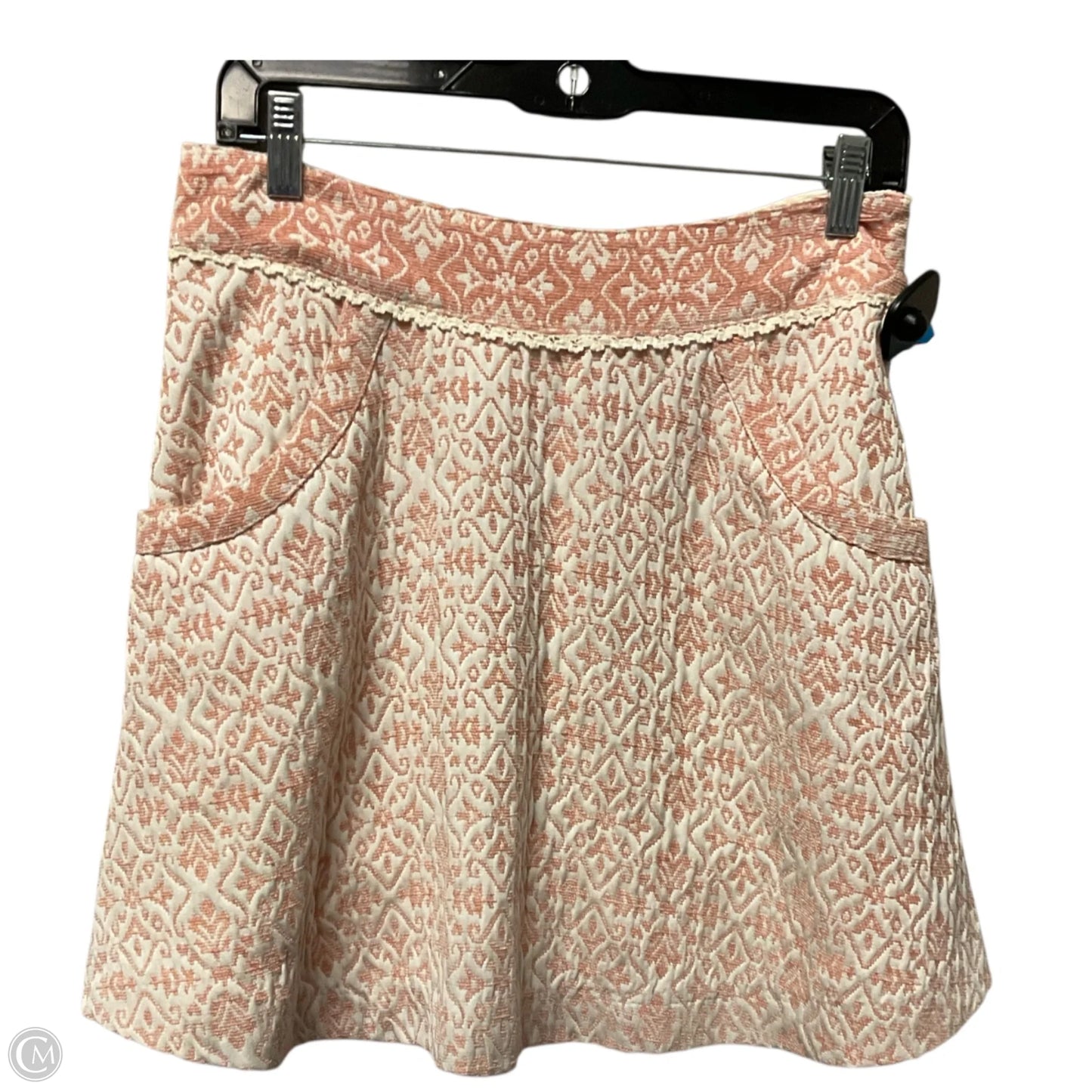 Skirt Mini & Short By Free People In Cream & Pink, Size: 8