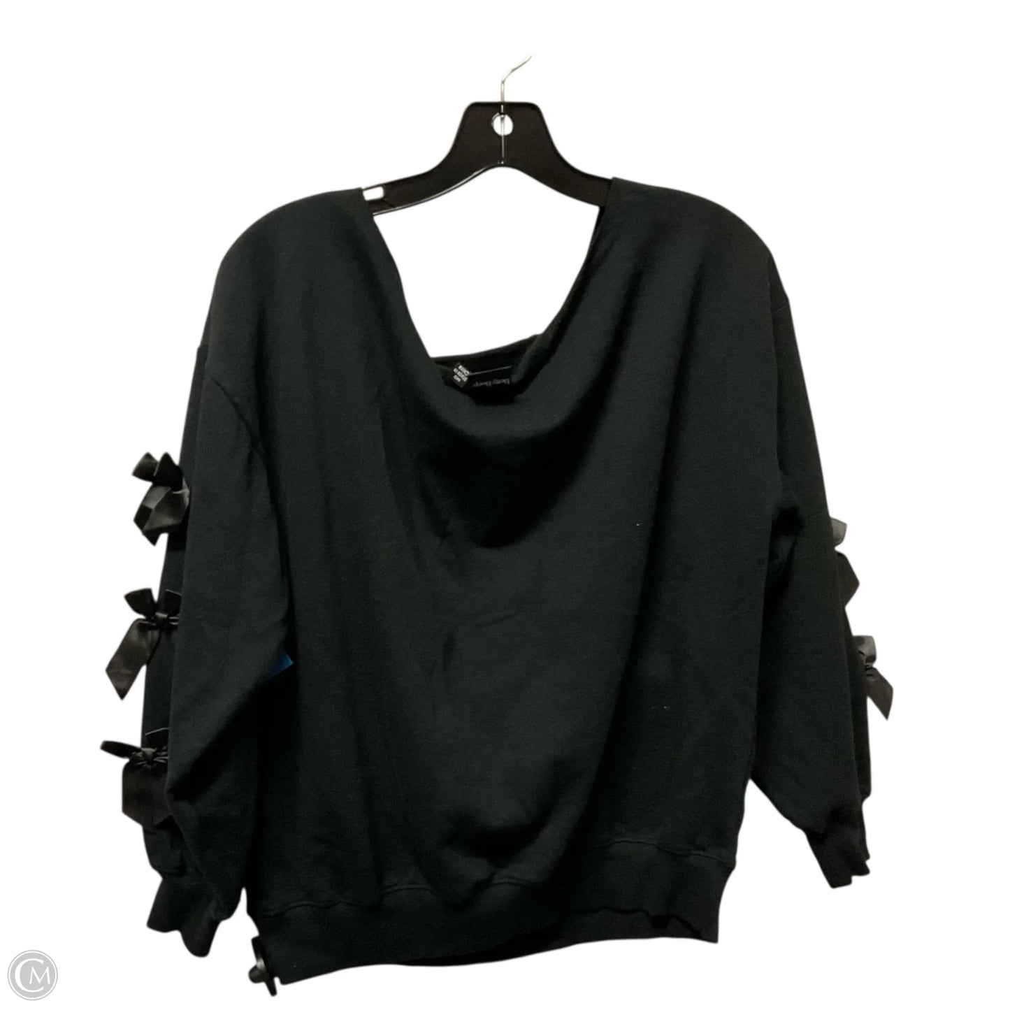 Sweatshirt Crewneck By Clothes Mentor In Black, Size: M