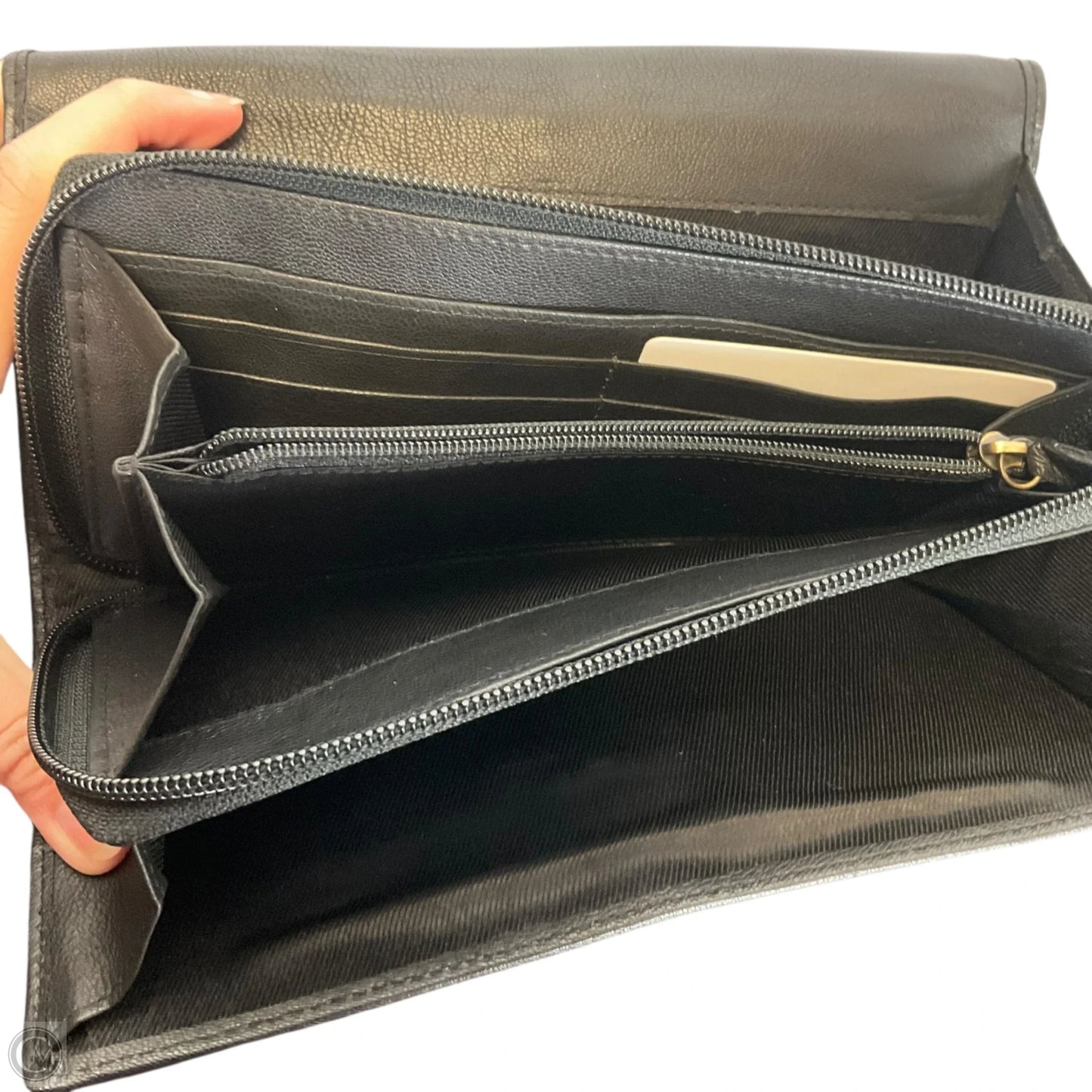 Clutch Leather By Myra, Size: Small