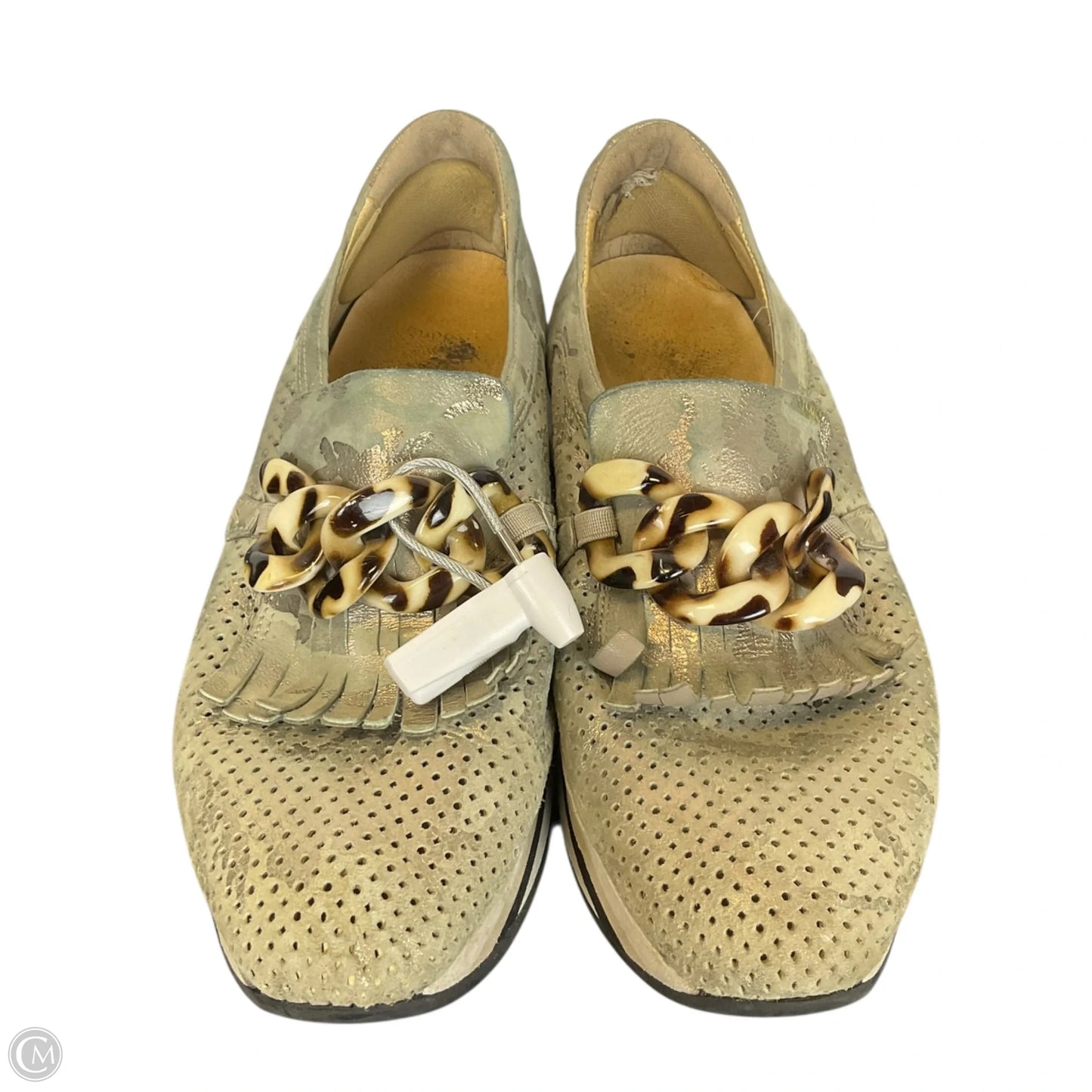 Shoes Sneakers By Clothes Mentor In Green, Size: 7.5