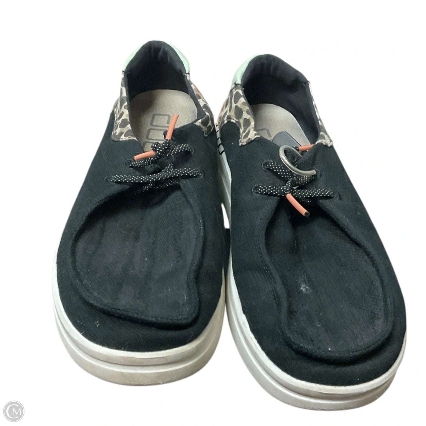 Shoes Flats By Hey Dude In Black, Size: 10