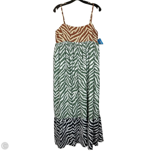 Dress Casual Maxi By English Factory In Zebra Print, Size: L