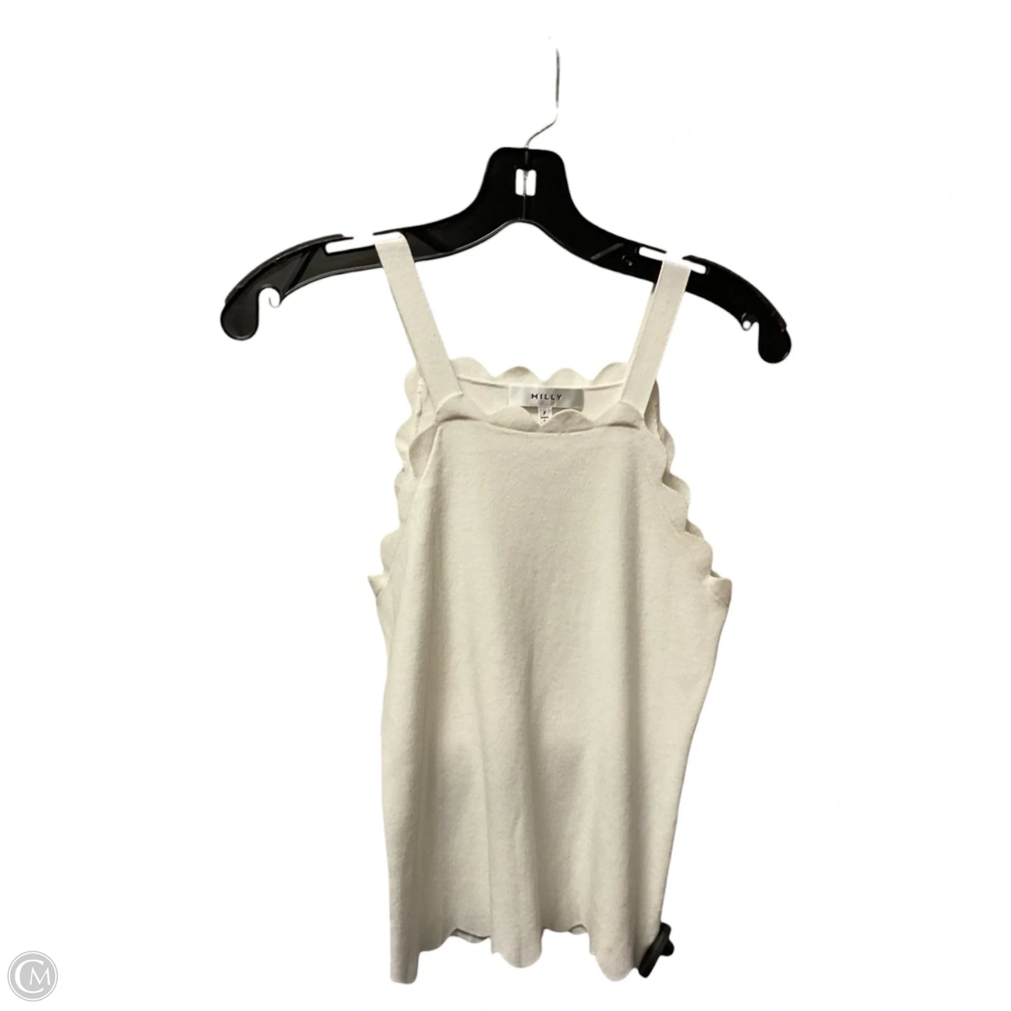 Top Sleeveless Designer By Milly In White, Size: S