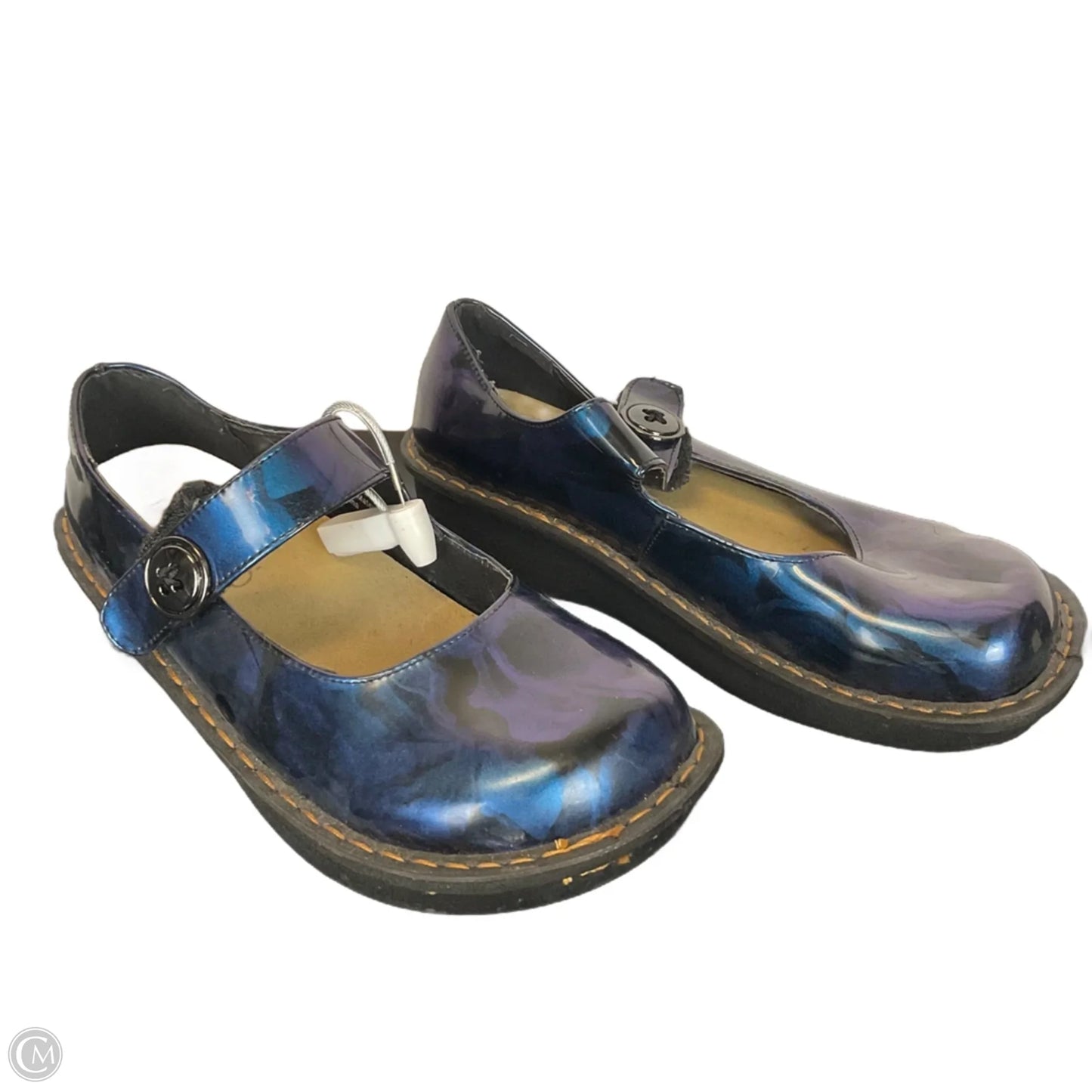 Shoes Flats By Clothes Mentor In Blue & Purple, Size: 8.5