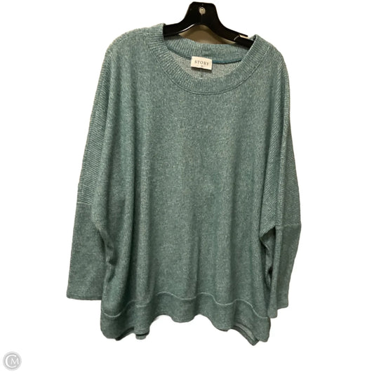 Top Long Sleeve By Clothes Mentor In Green, Size: M