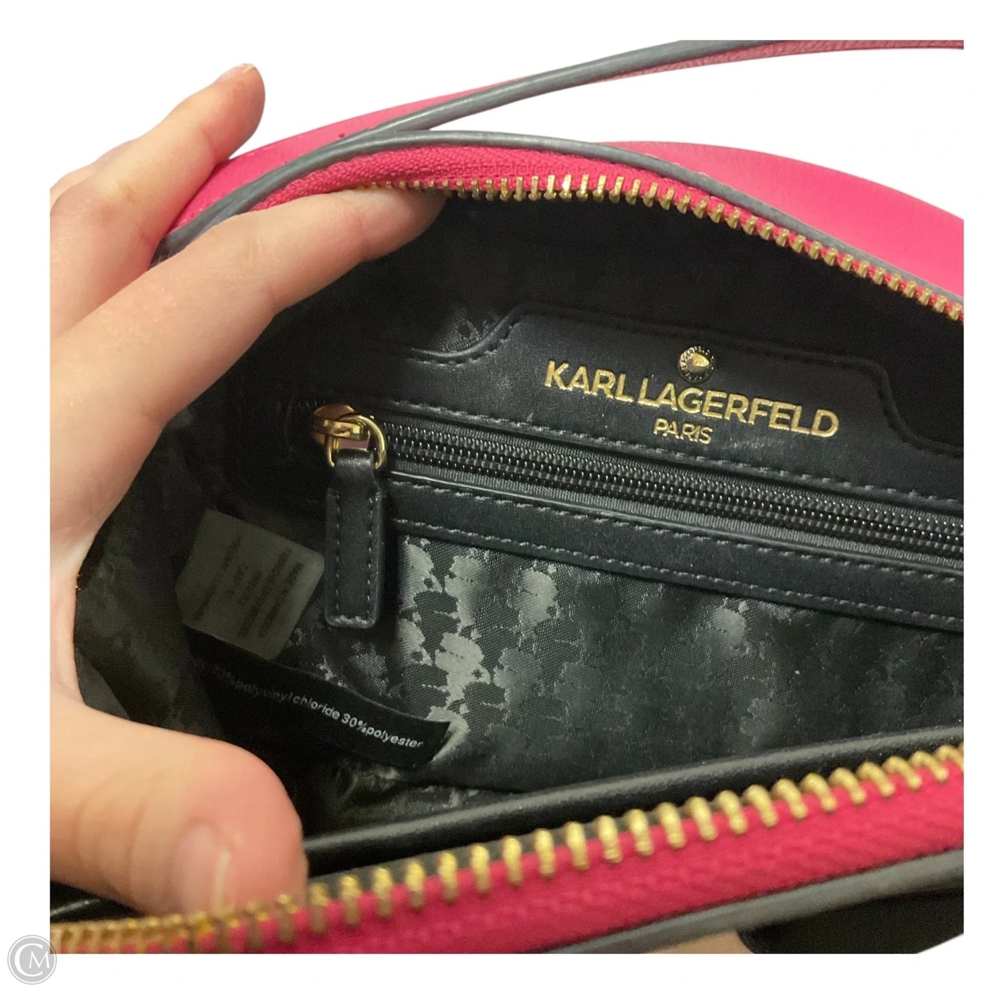 Crossbody Designer By Karl Lagerfeld, Size: Small