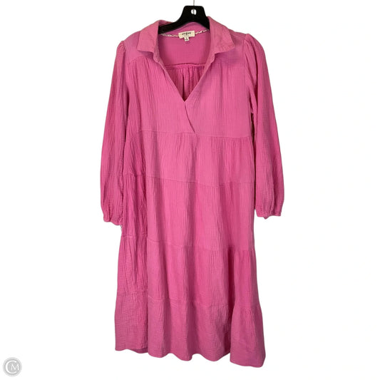 Dress Casual Midi By Umgee In Pink, Size: M