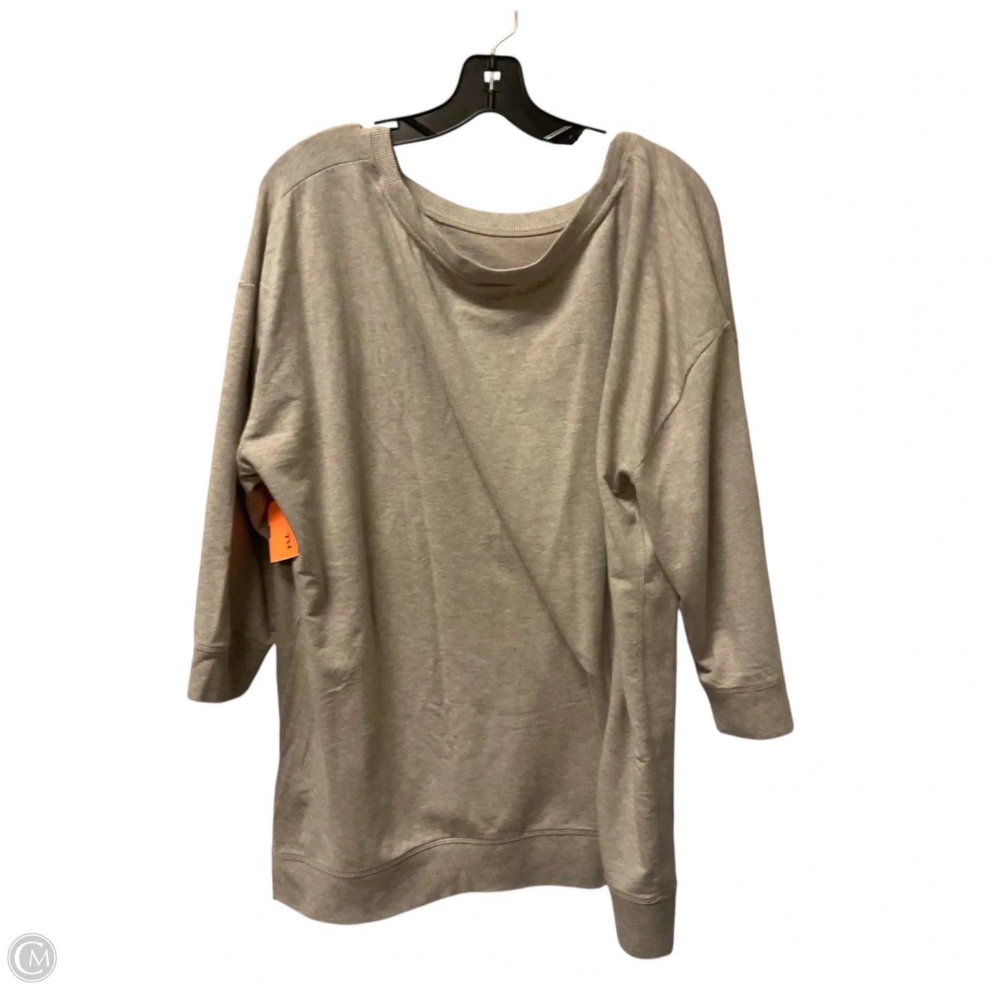 Top 3/4 Sleeve By Chicos In Tan, Size: 20/22