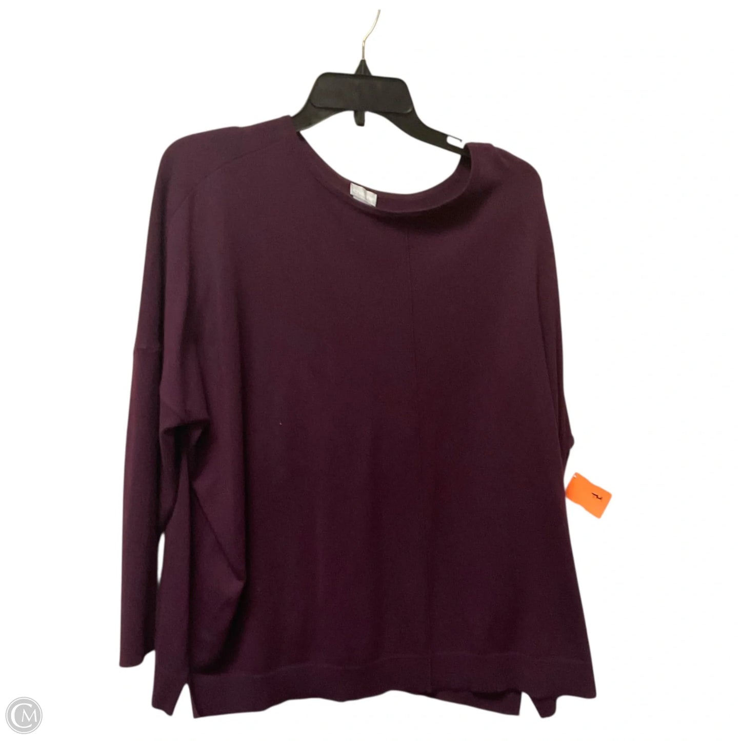 Top Long Sleeve By Chicos In Purple, Size: 4x