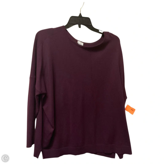 Top Long Sleeve By Chicos In Purple, Size: 4x