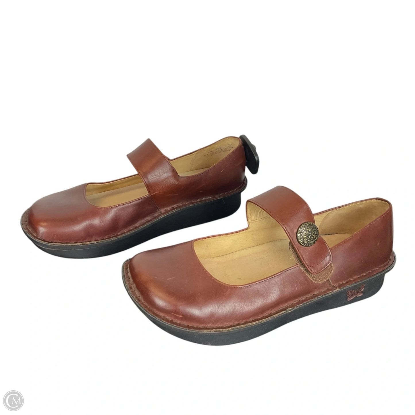 Shoes Heels Wedge By Alegria In Brown, Size: 8.5