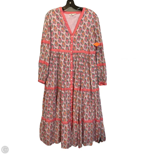 Dress Casual Maxi By Boden In Pink, Size: 6