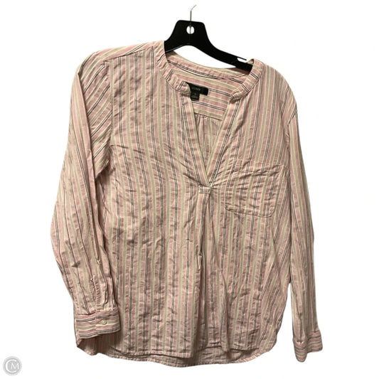 Top Long Sleeve By J. Crew In Pink, Size: S