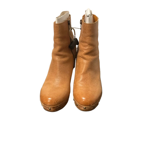 Boots Ankle Heels By Kork Ease In Brown, Size: 8