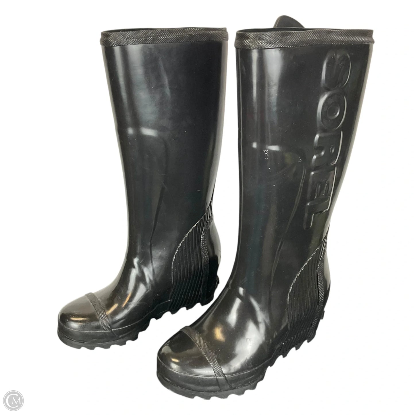 Boots Rain By Sorel In Black, Size: 8