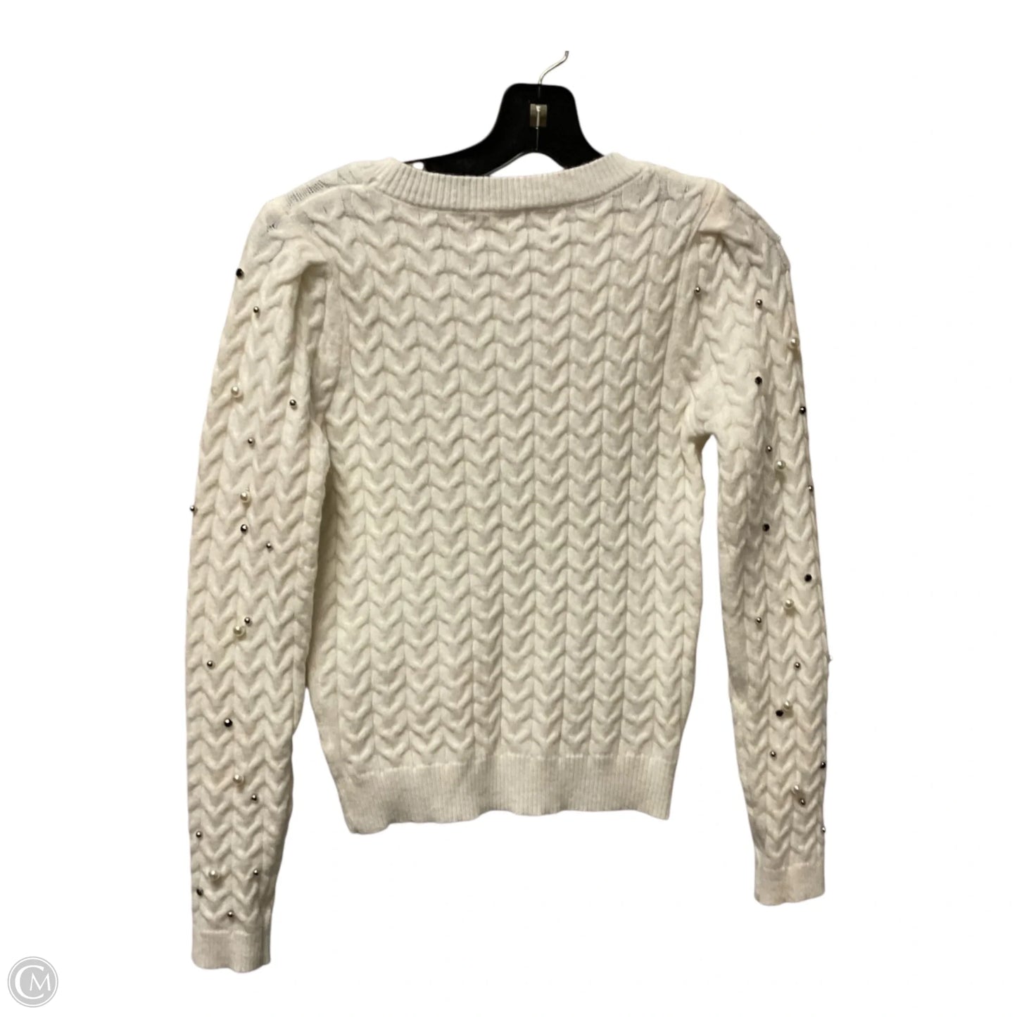 Sweater By Clothes Mentor In White, Size: S
