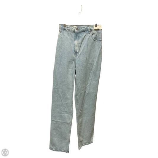 Jeans Straight By Abercrombie And Fitch In Blue Denim, Size: 18