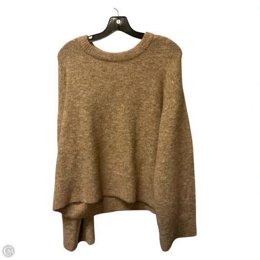 Sweater By Calvin Klein In Tan, Size: L
