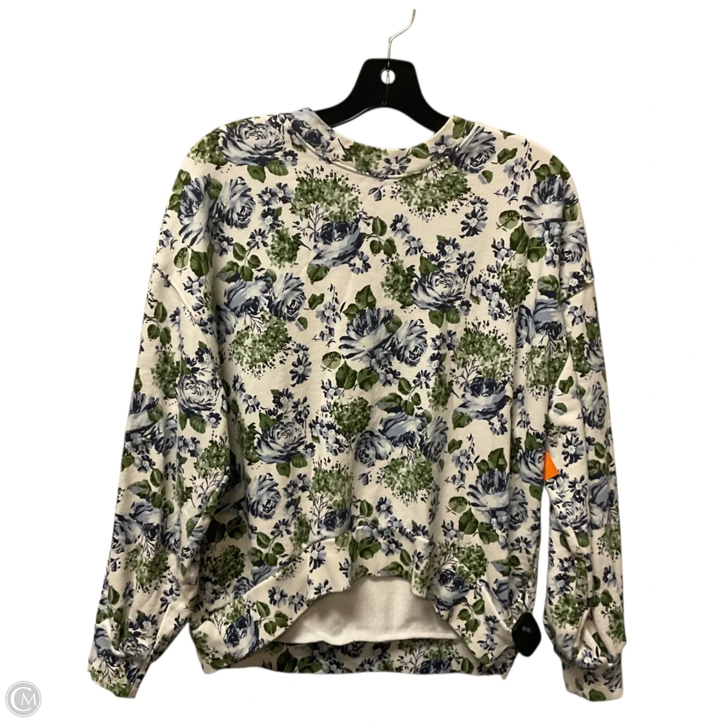 Sweatshirt Crewneck By Levis In Blue & Green, Size: Xs